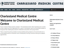 Tablet Screenshot of charleslandmedicalcentre.ie